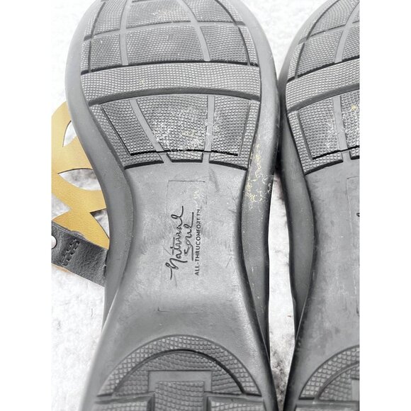 Women's Natural Soul Jennie Black Thong Flip Flop Sandals Size 8.5 - Picture 7 of 9